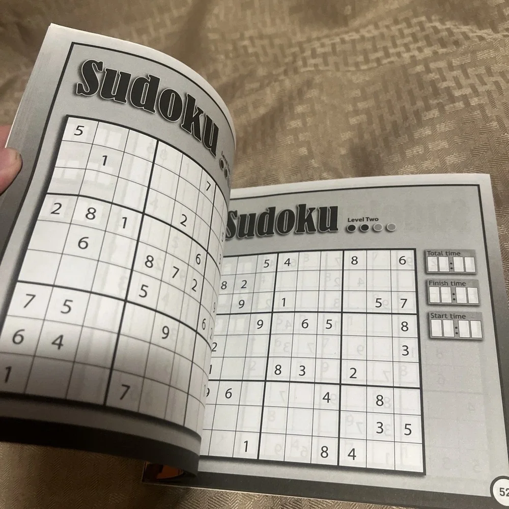 Sudoku Puzzle Books Lot of 2 Spiral Bound Hinkler 2007 NOS Over 200 Puzzles Rare